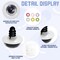 40PCS 30mm Glitter Safety Eyes for Amigurumi – Plastic Crochet Doll Eyes with Washers for Plush Toys, Bears, and DIY Crafts